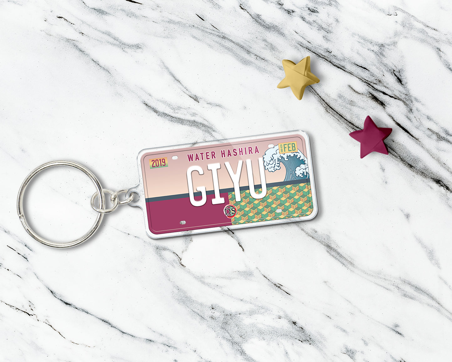 Giyu acrylic keychain