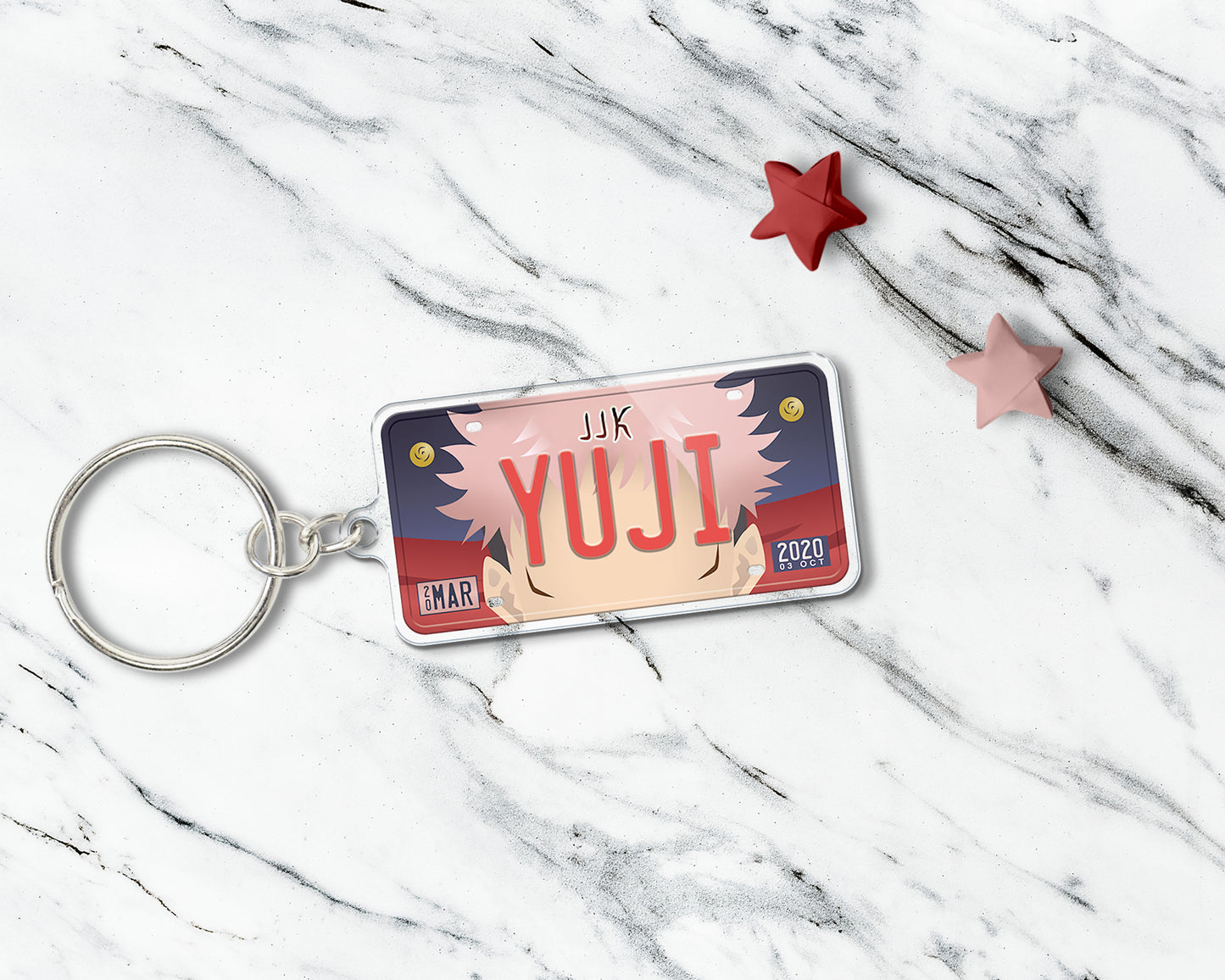 Yuji acrylic keychain