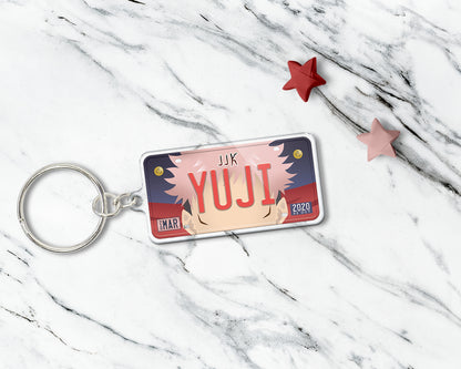 Yuji acrylic keychain