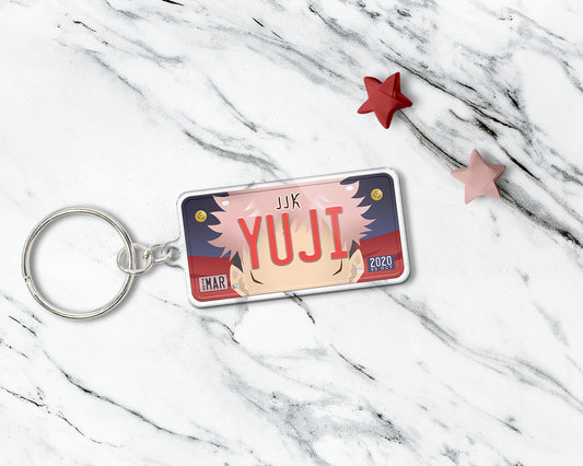 Yuji acrylic keychain