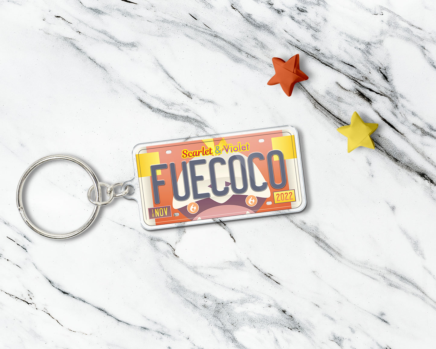 Fuecoco acrylic keychain
