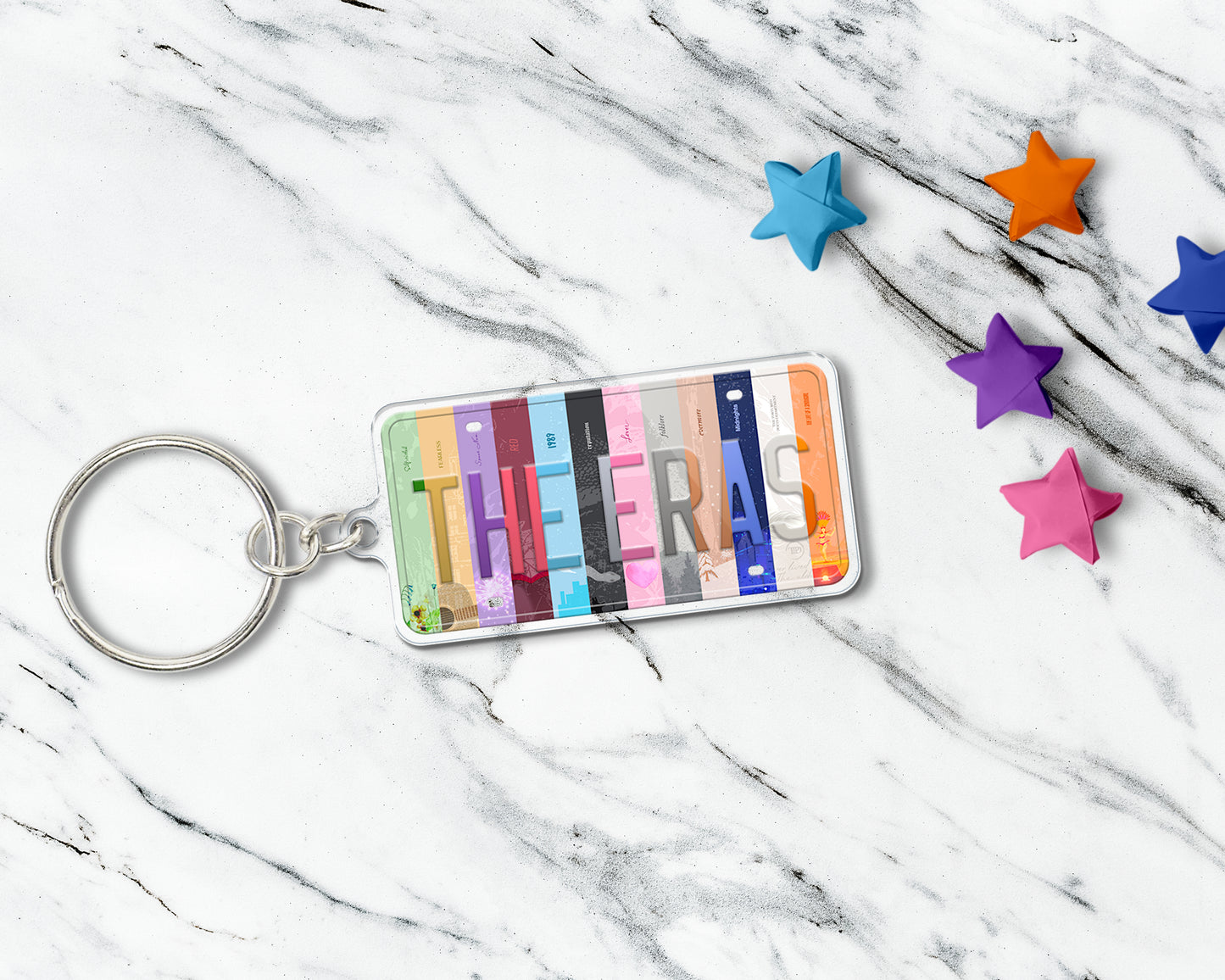 The Eras acrylic keychain