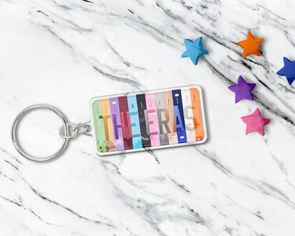 The Eras acrylic keychain