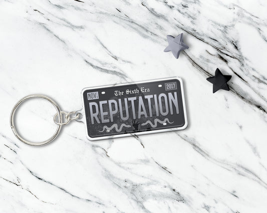 Reputation era acrylic keychain