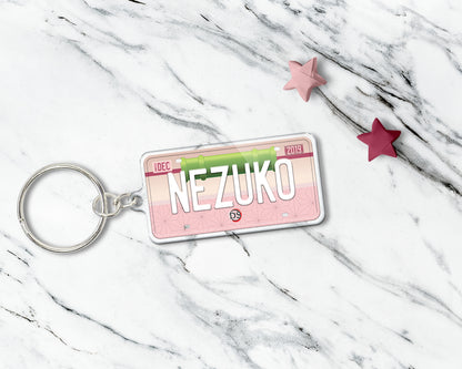 Nezuko acrylic keychain