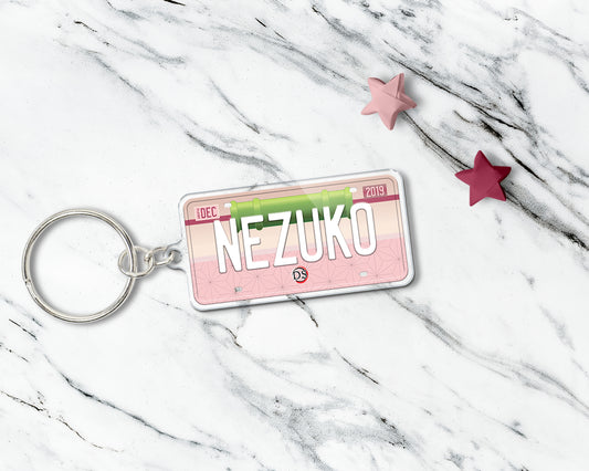 Nezuko acrylic keychain