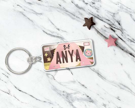 Anya acrylic keychain