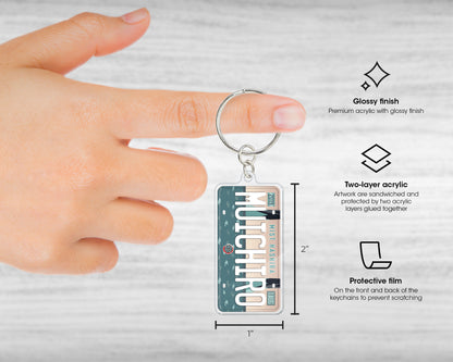 Muichiro acrylic keychain