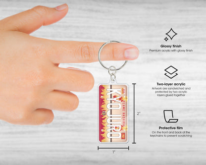 Kyojuro acrylic keychain