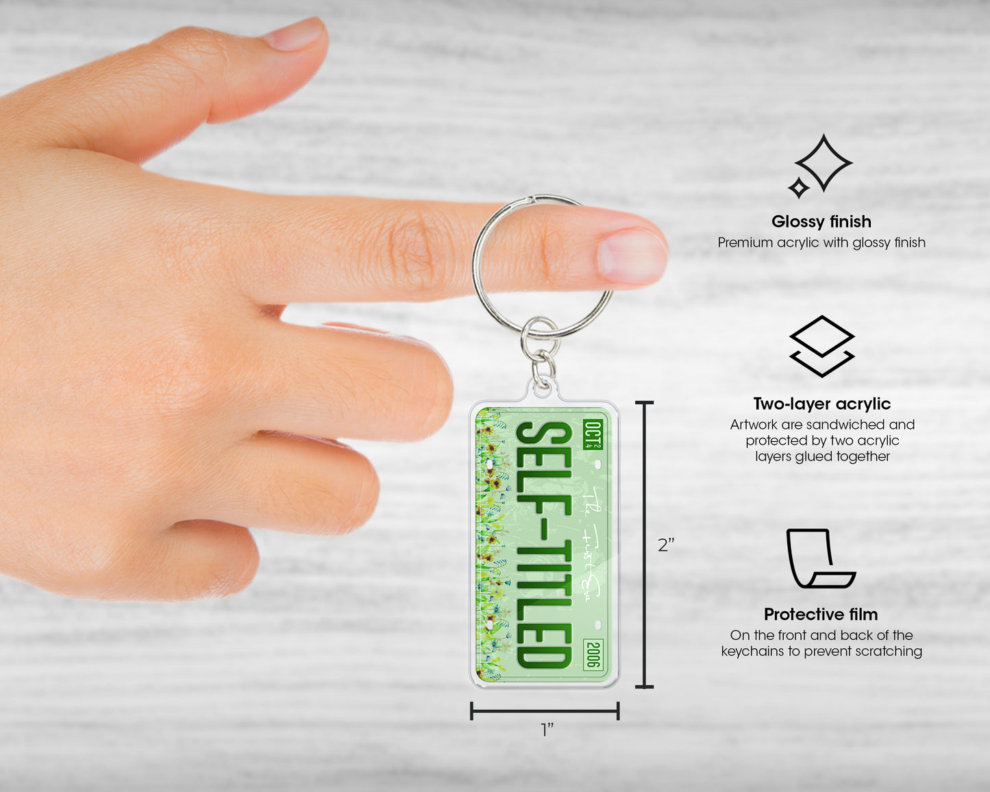 Self-titled era acrylic keychain