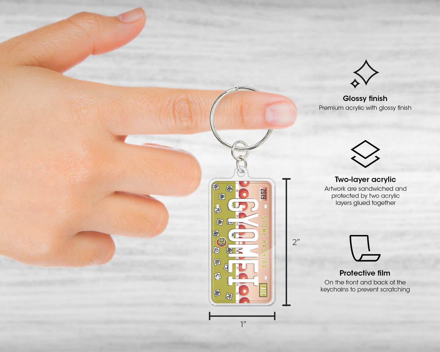 Gyomei acrylic keychain