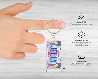 Jellymon acrylic keychain