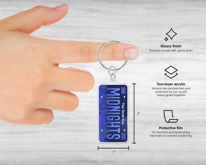 Midnights era acrylic keychain