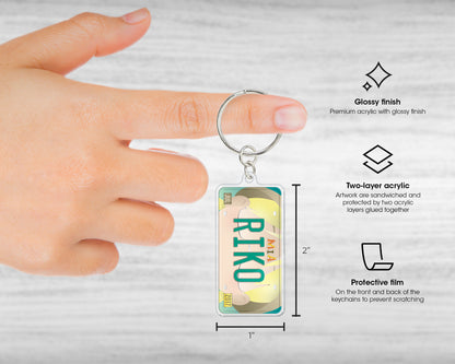 Riko acrylic keychain