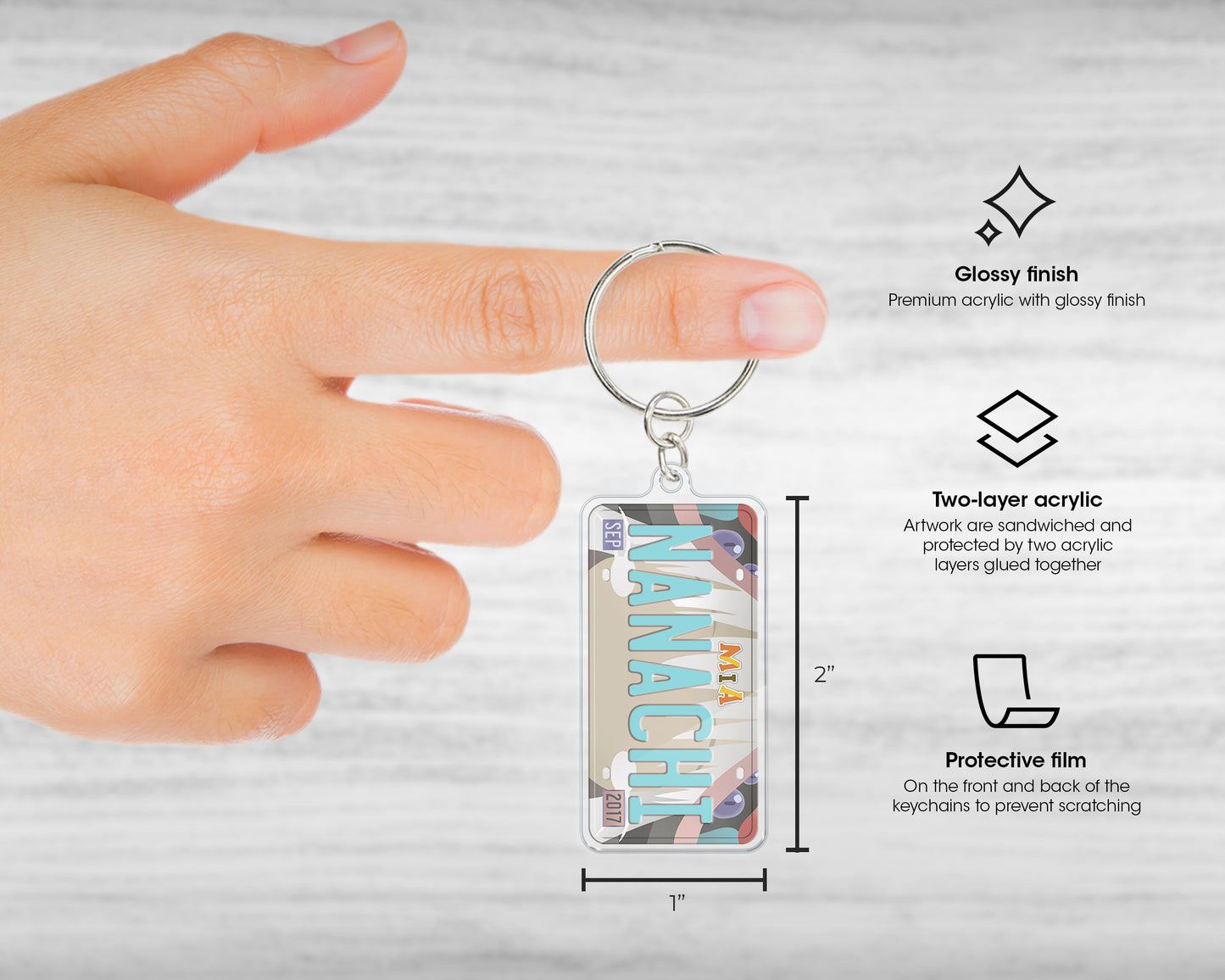 Nanachi acrylic keychain