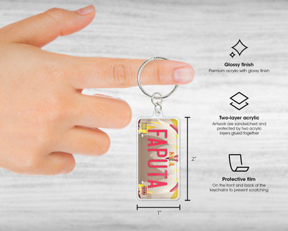 Faputa acrylic keychain