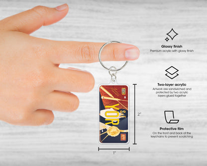 Yor acrylic keychain
