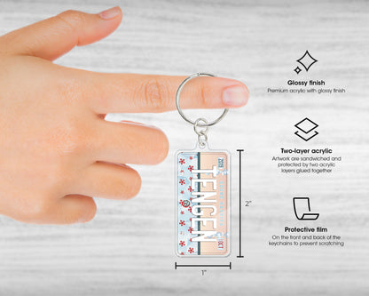 Tengen acrylic keychain