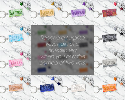 The Eras acrylic keychain