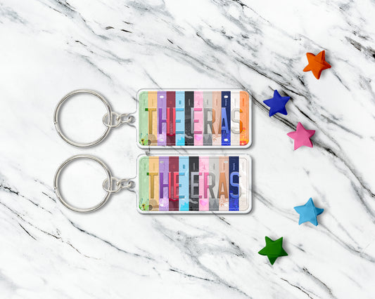 The Eras acrylic keychain