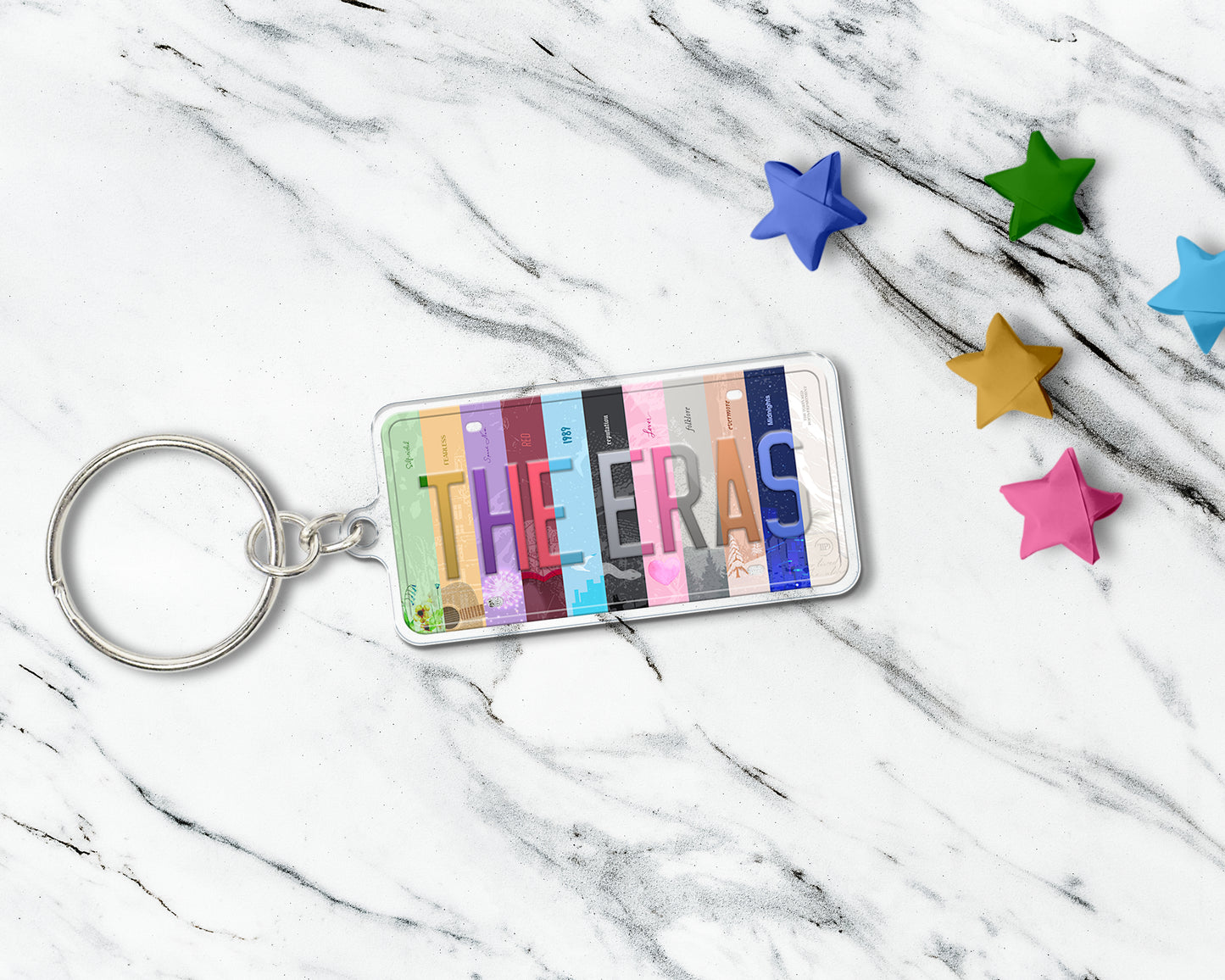The Eras acrylic keychain