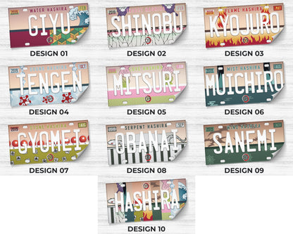 Set of the Hashira bumper sticker