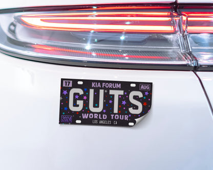 Guts World Tour bumper sticker