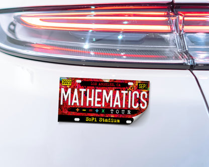 The Mathematics Tour bumper sticker