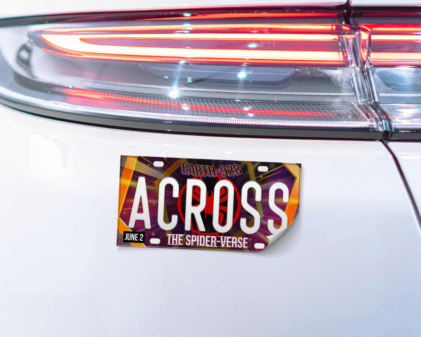SpiderMan: Across the SpiderVerse (2023) movie bumper sticker