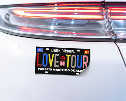 Love on Tour bumper sticker