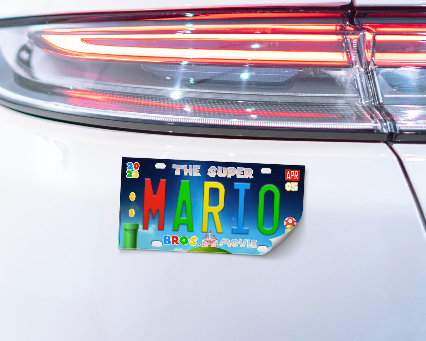 Mario Movie (2023) movie bumper sticker