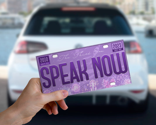 Speak Now era bumper sticker