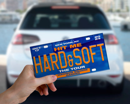 Hit Me Hard and Soft: The Tour bumper sticker