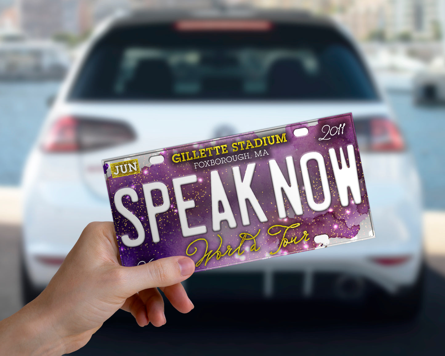 Speak Now World Tour bumper sticker