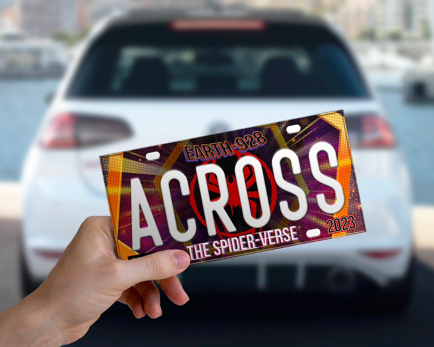 SpiderMan: Across the SpiderVerse (2023) movie bumper sticker