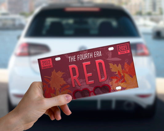 Red era bumper sticker