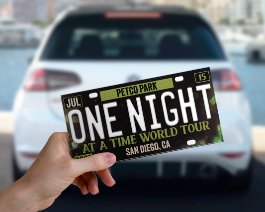 One Night at a Time World Tour bumper sticker