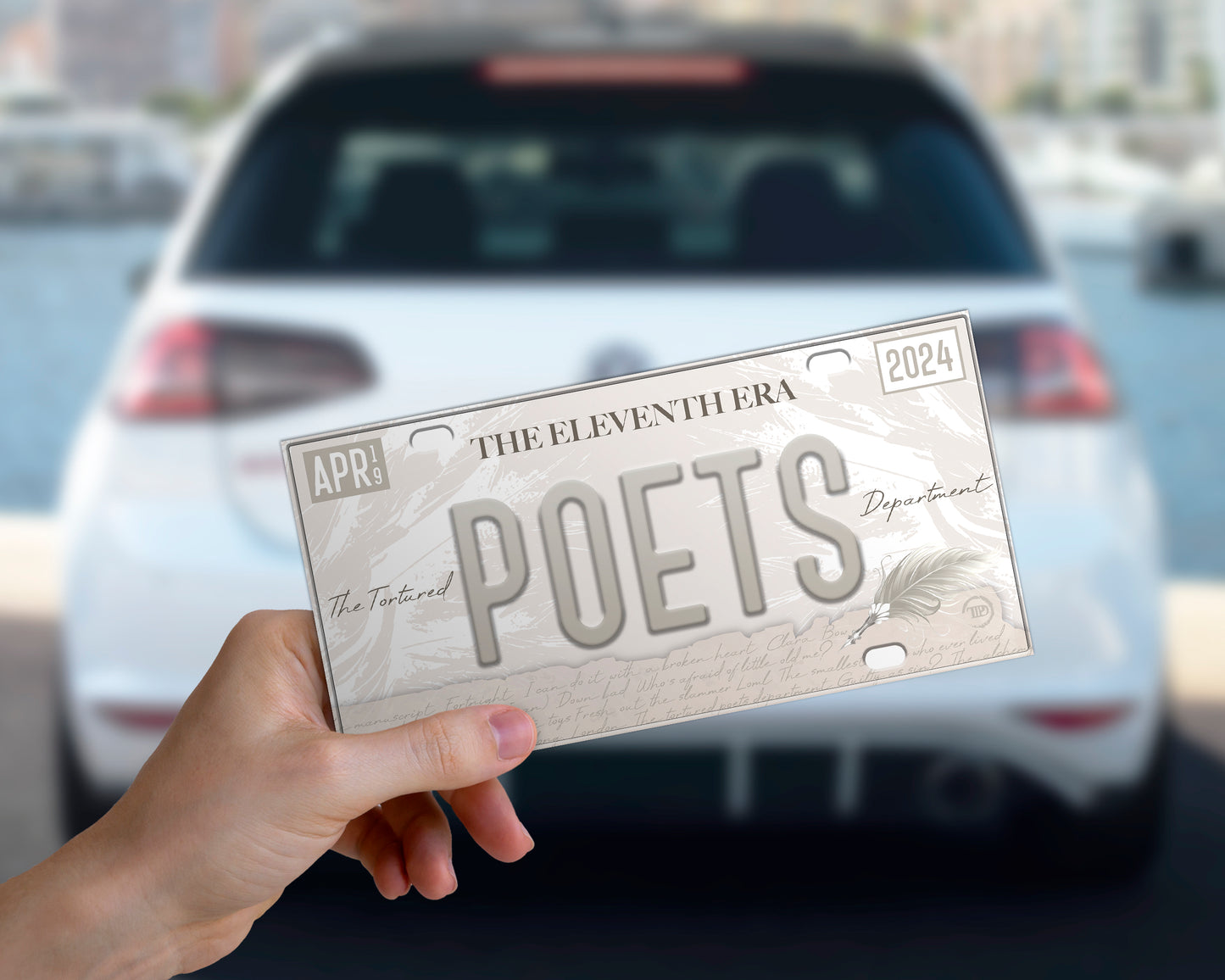 Tortured Poets era bumper sticker