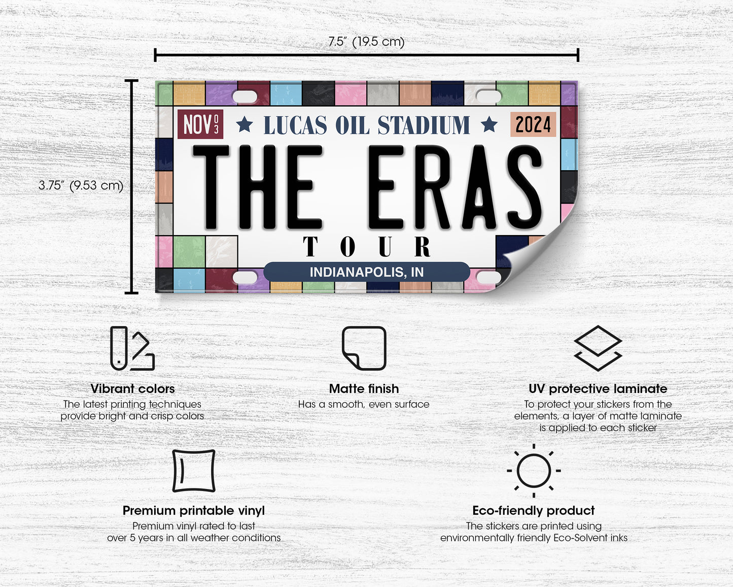 The Eras Tour bumper sticker