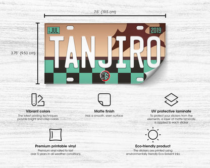 Tanjiro bumper sticker