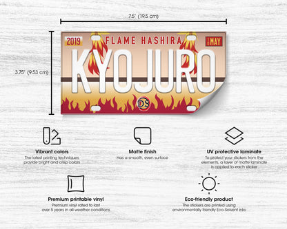 Kyojuro bumper sticker