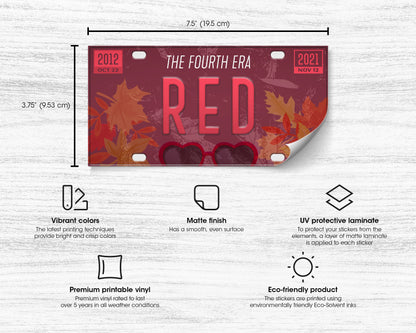 Red era bumper sticker