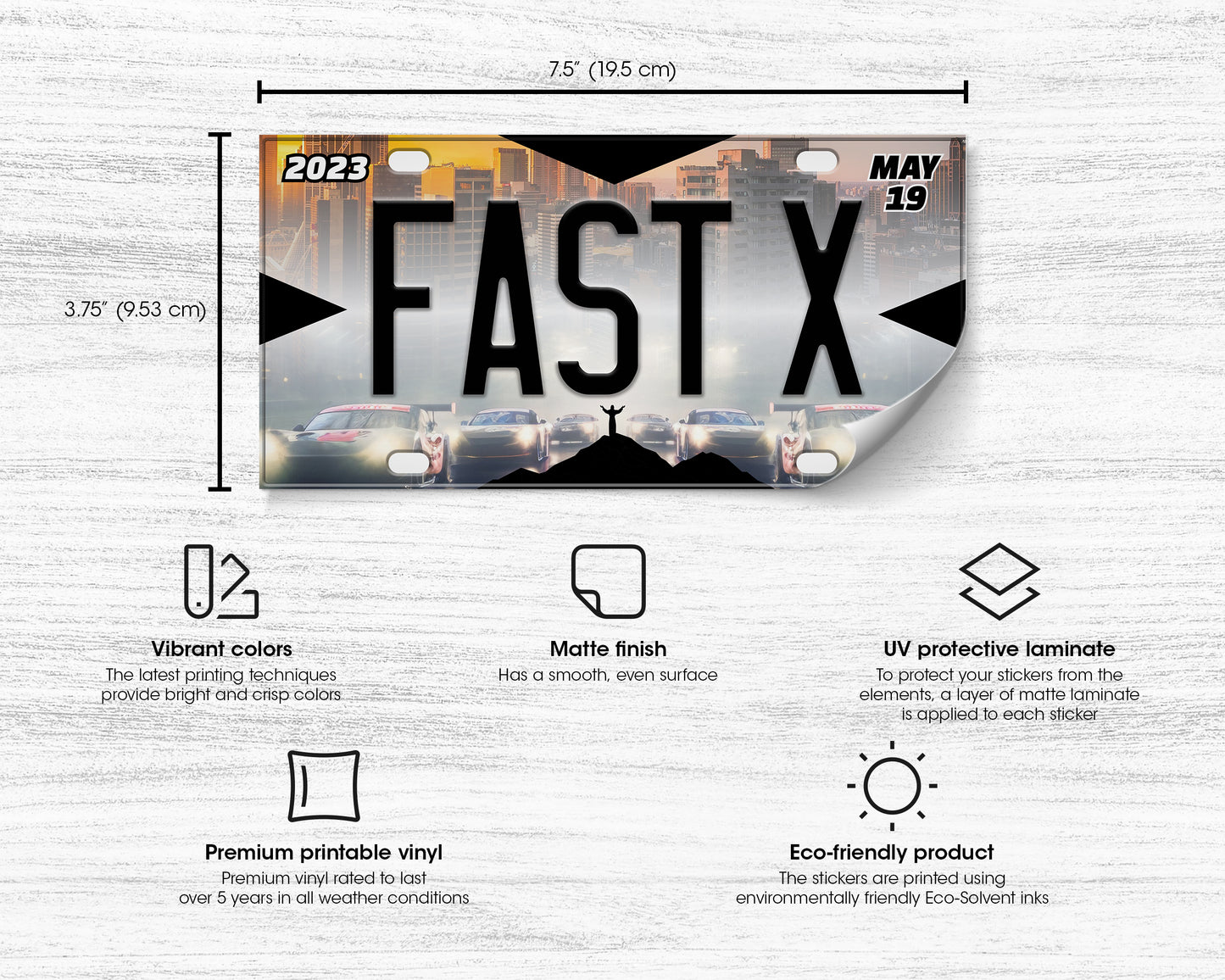 FastX (2023) movie bumper sticker