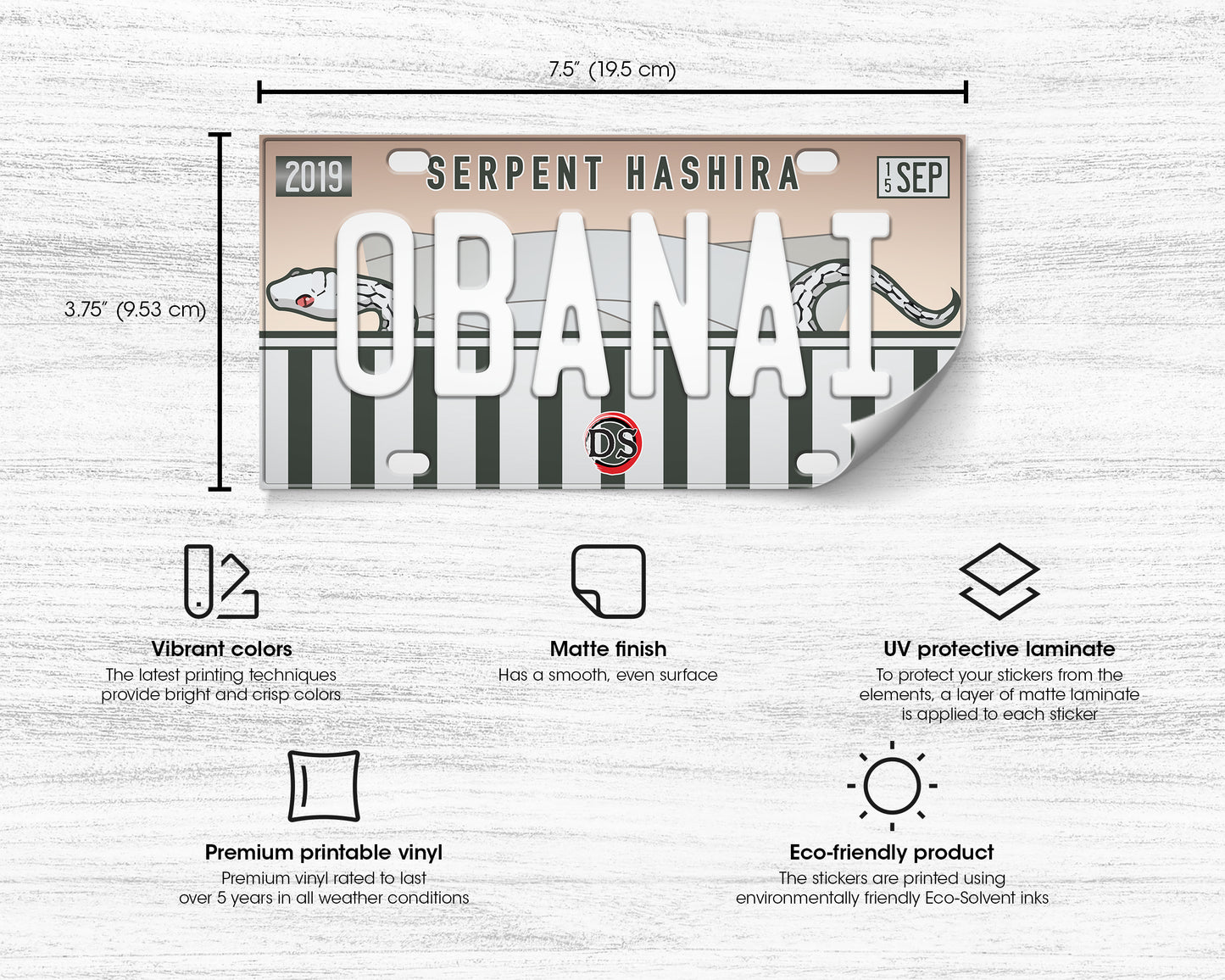 Obanai bumper sticker