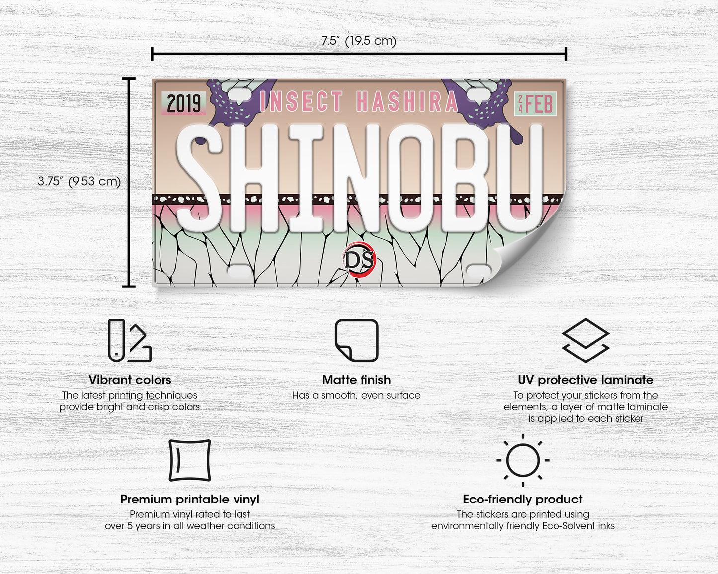 Shinobu bumper sticker