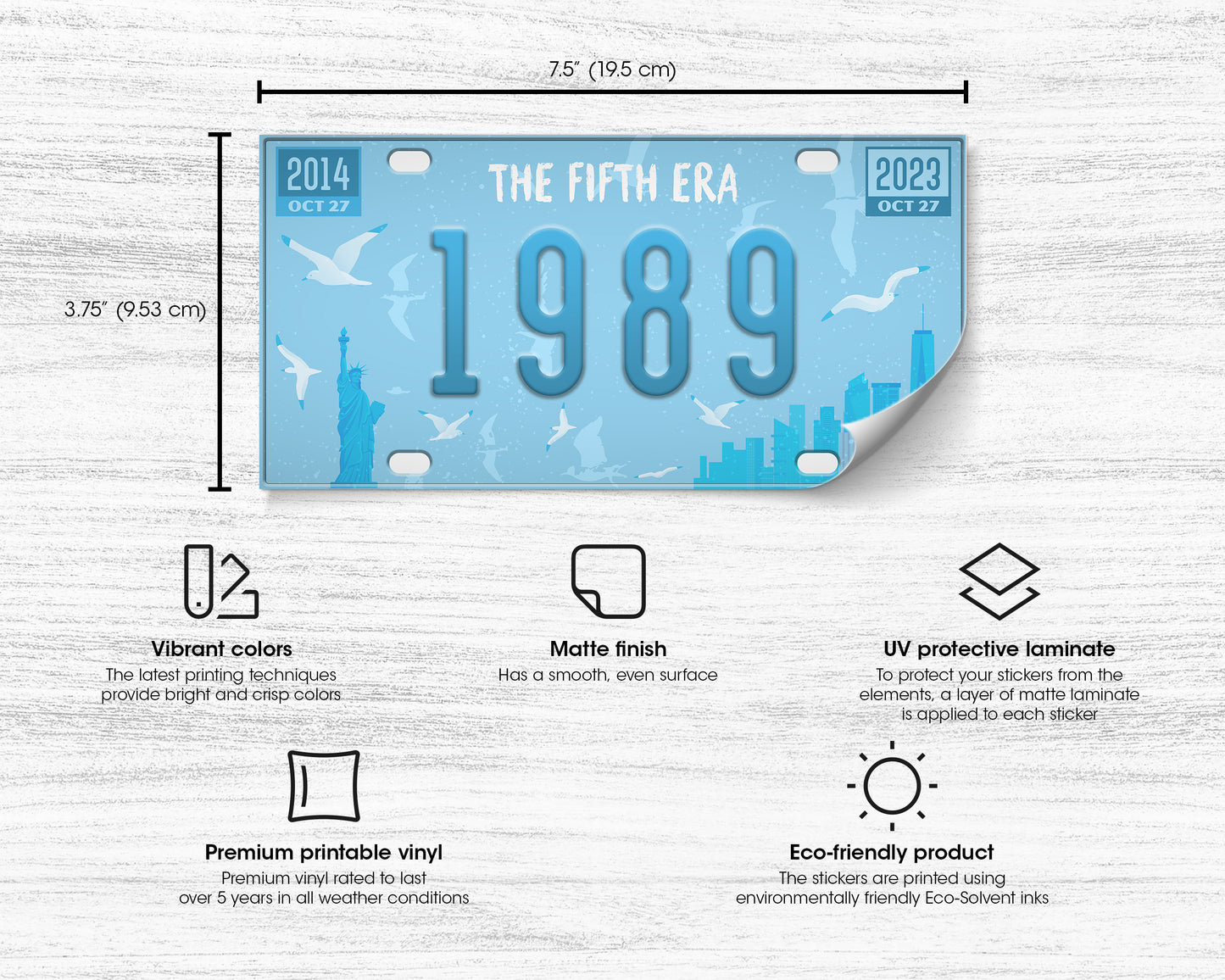 1989 era bumper sticker