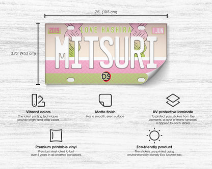 Mitsuri bumper sticker