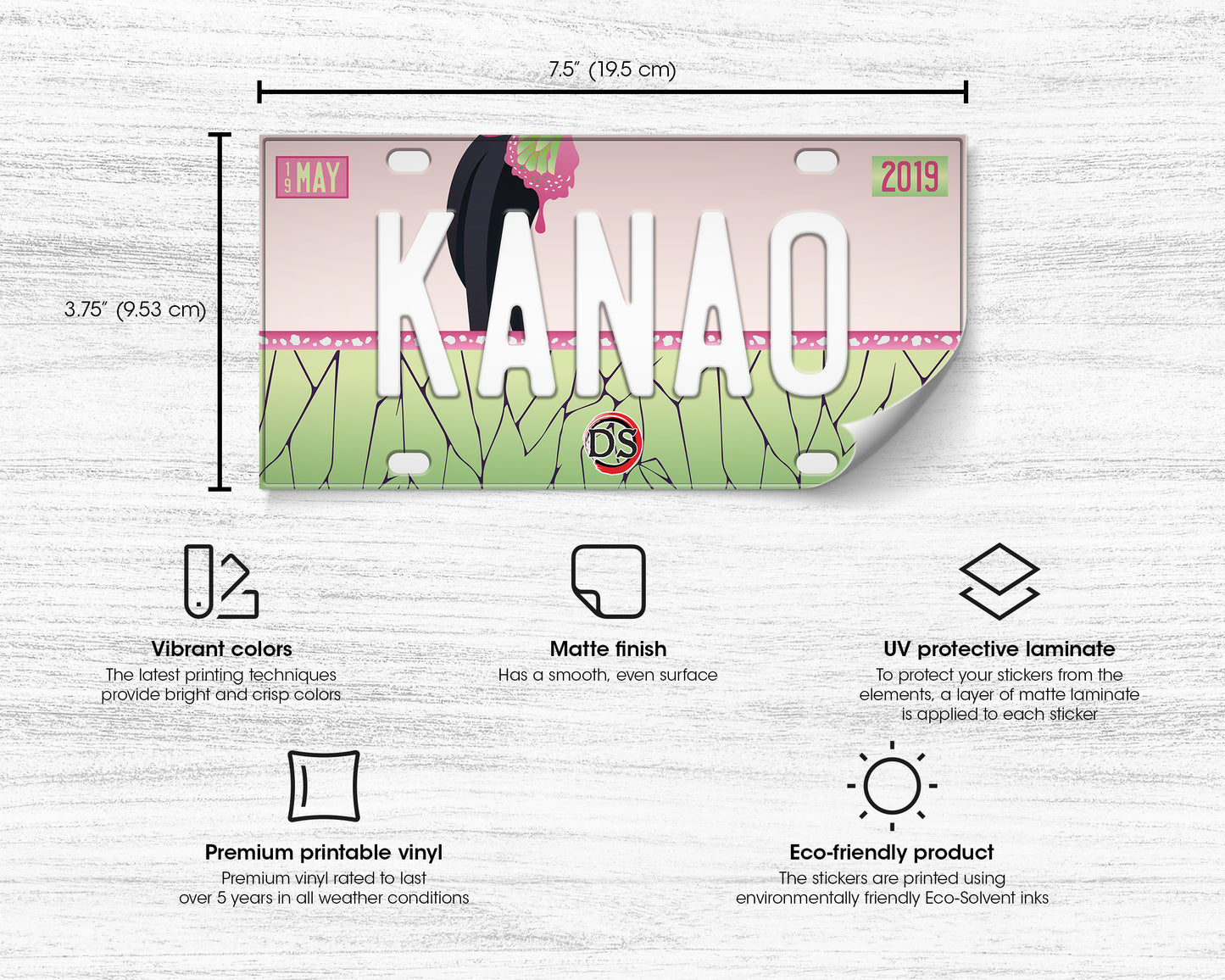 Kanao bumper sticker