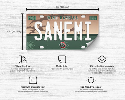 Sanemi bumper sticker