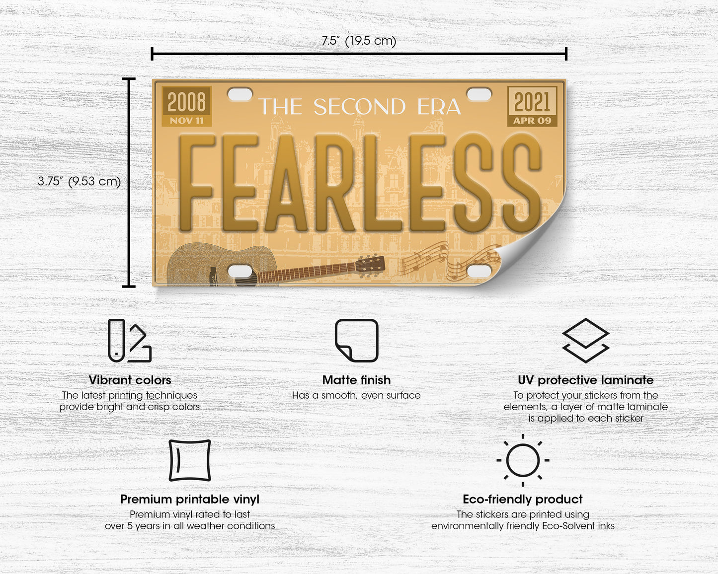 Fearless era bumper sticker